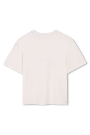 White cotton tshirt LANVIN KIDS | N30217155